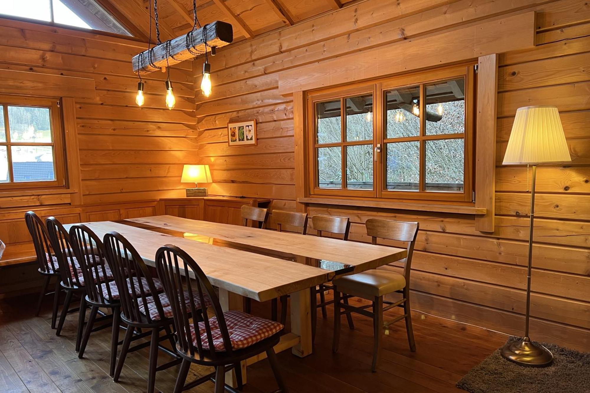 Schwarzwald Blockhaus - Sauna - Kamin - Mit Bettwaesche Und Handtuecher 스첸켄젤 외부 사진